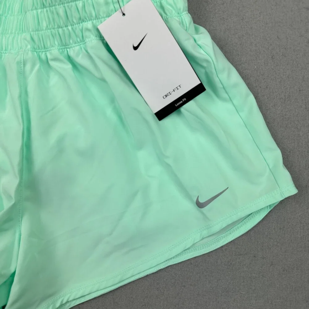 Nike Swift Running Shorts Women Small Green Dri-FIT Reflective Training Lining S